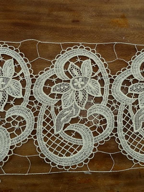 Macrame ecru biscuit 1