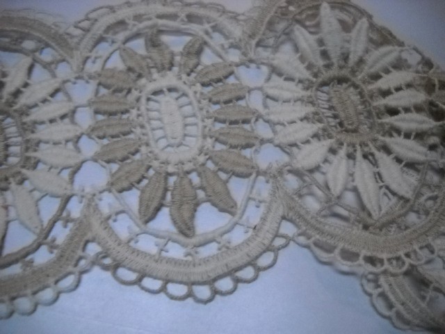 Macrame marguerites bicolore 1