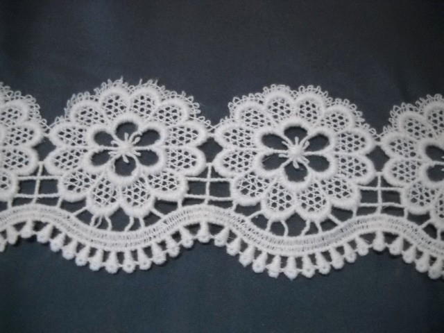 Macrame paquerette ecru 1