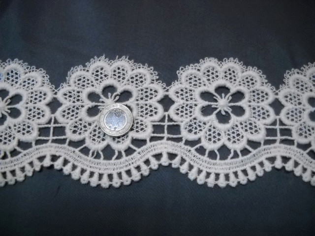 Macrame paquerette ecru 2