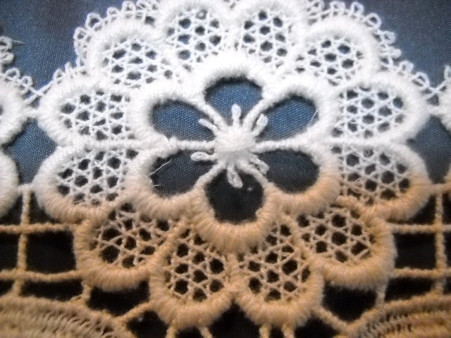 Macrame paquerette ecru 3