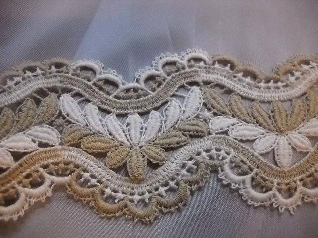 Macrame zigzag bicolore