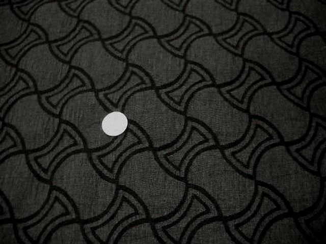 bi stretch taupe et cachou motif carreaux chantournes 4