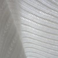 Maille coton blanc casse cotelee 5