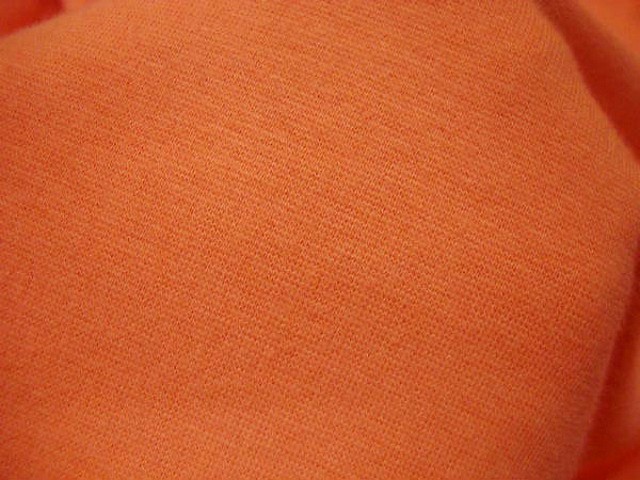 Maille coton jersey lycra orange 3