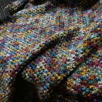 Maille epaisse bouclee multicolore 6