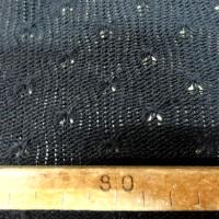 Maille lainage noir a picots 1 