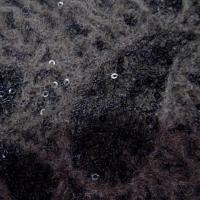 Maille laineuse cannelle cachemire et sequins