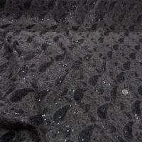 Maille laineuse cannelle cachemire et sequins 1