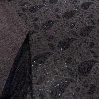 Maille laineuse cannelle cachemire et sequins 2