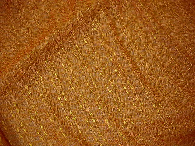 Maille motif maillon teinte jus d orange 1