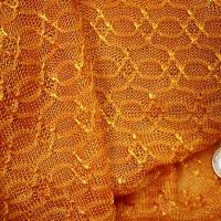 Maille motif maillon teinte jus d orange 2