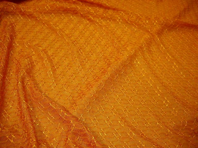 Maille motif maillon teinte jus d orange 3