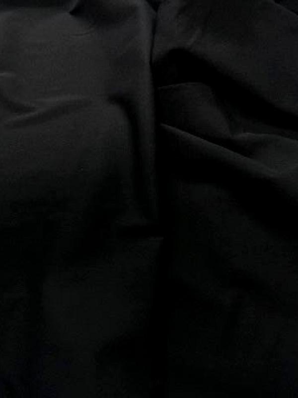 Maille mousse lycra noire 1 