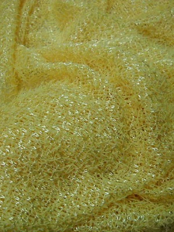Maille mousseuse jaune paille 1 