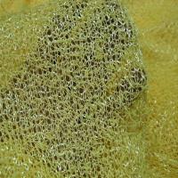 Maille mousseuse jaune paille 3 