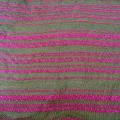 Maille rayee olive et rose cherry 1 