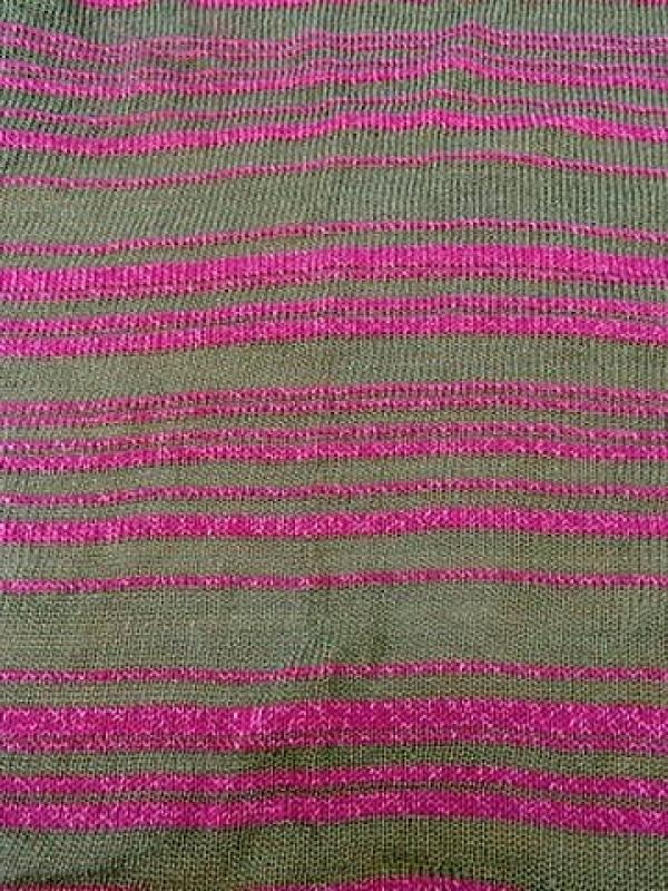 Maille rayee olive et rose cherry 1 