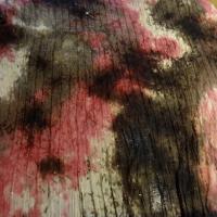 Maille resille coton marbre rose a sequins 1