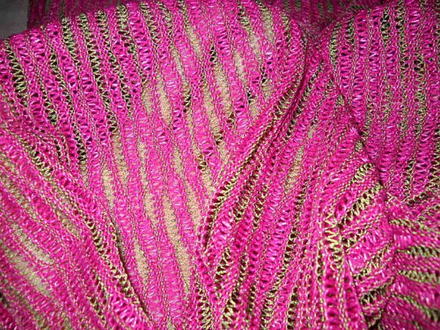 Maille ressac fuchsia 1