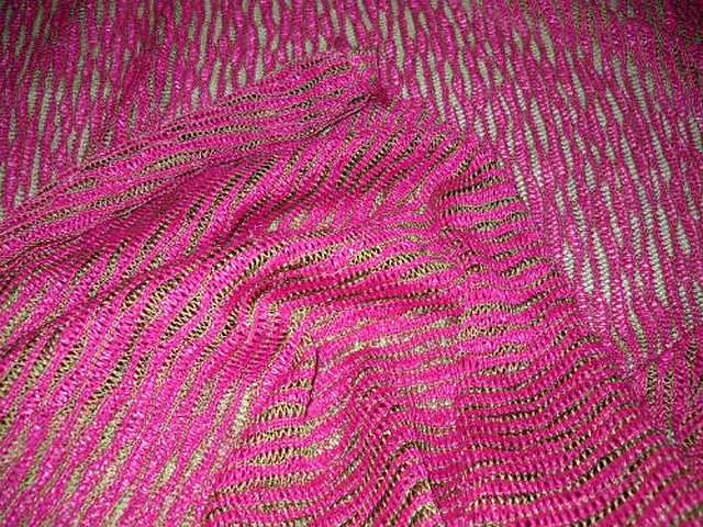 Maille ressac fuchsia 2