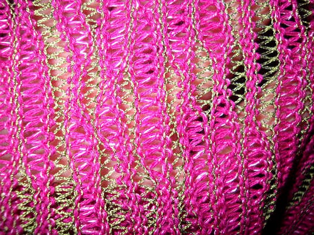 Maille ressac fuchsia 4