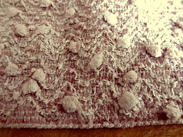 Maille rose poudre a picots et sequins 05