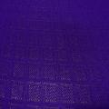 Maille tricotee motif carreaux indigo 4 1
