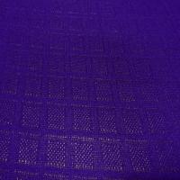 Maille tricotee motif carreaux indigo 4 1