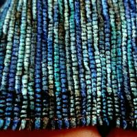 Maille velours chenille camaieu de bleus 3 