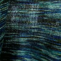 Maille velours chenille camaieu de bleus 4 
