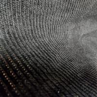 Maille velours chenille cotelee noire 3 