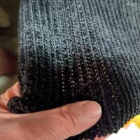 Maille velours chenille cotelee noire 4