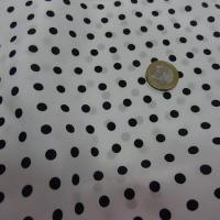 Microfibre blanche a pois noir 3 