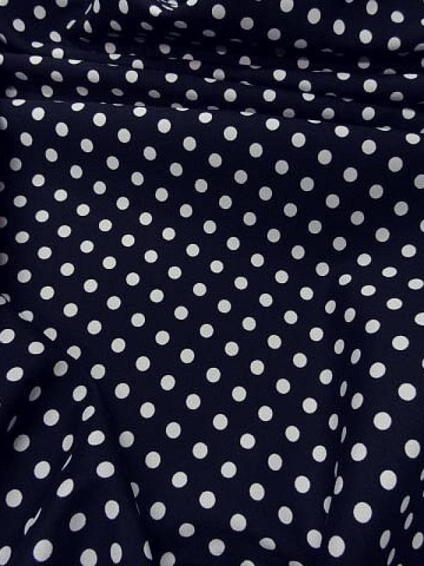 Microfibre bleu nuit a pois blanc4