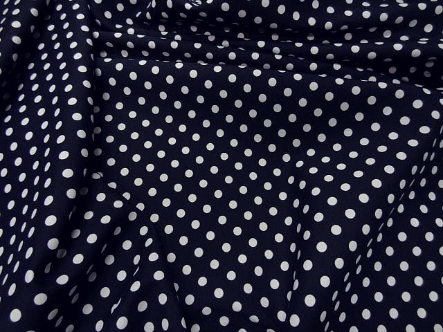 Microfibre bleu nuit a pois blanc4