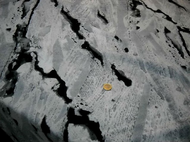 Microfibre noir blanc perle effet peinture talochee 3 