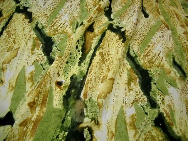 Microfibre noir safran tilleul effet peinture talochee 1