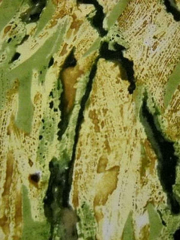 Microfibre noir safran tilleul effet peinture talochee 2 