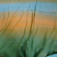 Microfibre tie and dye vert clair-jaune-bleu 2