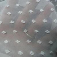 Mousseline blanc casse a plumetis 3 