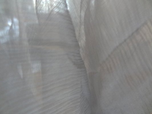 Mousseline chiffon nuage gris 03