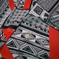 Mousseline crepon patchwork ethnique 2