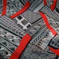 Mousseline crepon patchwork ethnique 3