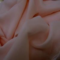 Mousseline crepon rose chamallow 