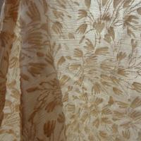 Mousseline crepon velours devore motif fleuri 4