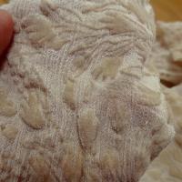 Mousseline crepon velours devore motif fleuri 5