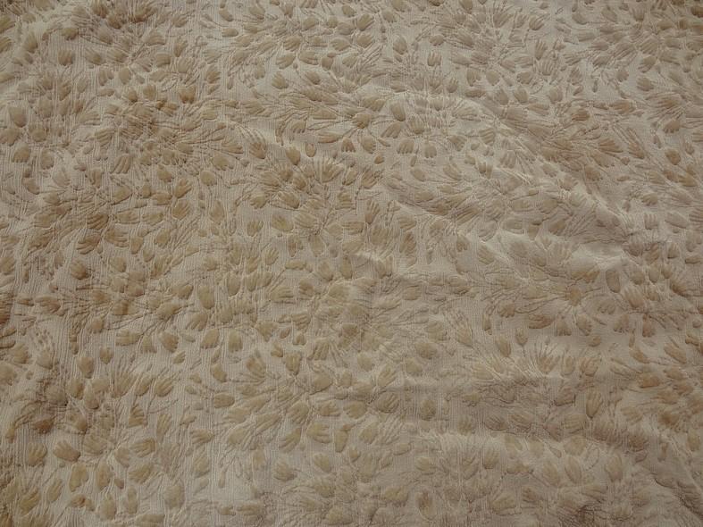 Mousseline crepon velours devore motif fleuri 7