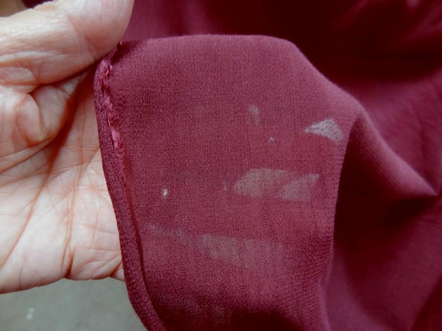 Mousseline creponnee lie de vin 2