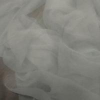 Mousseline de soie blanc casse 3